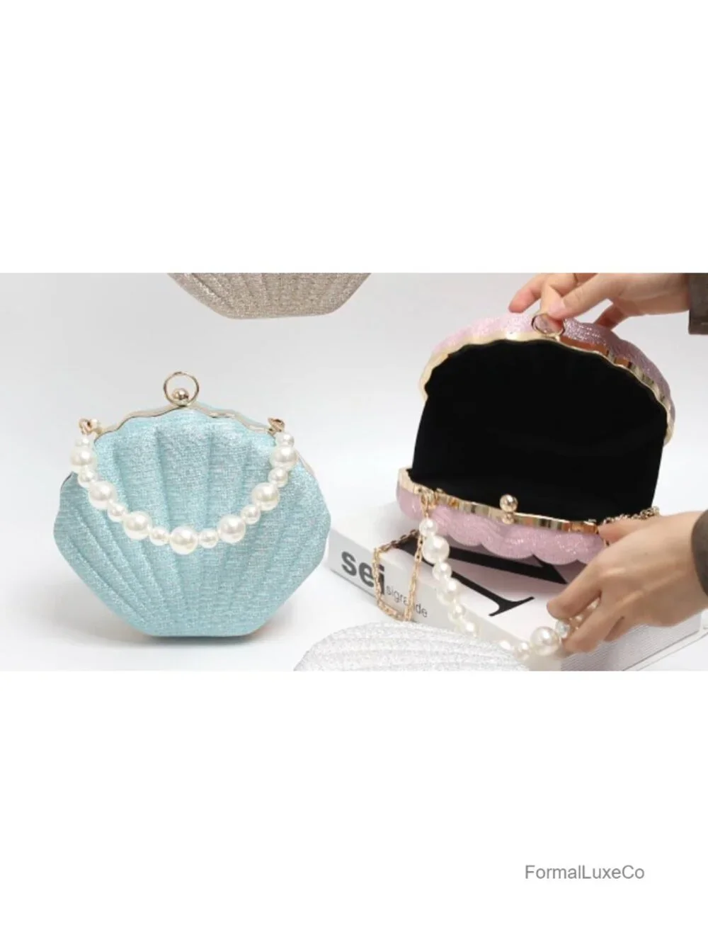 Evening Clutch Top-Handle Chain Crossbody Bag